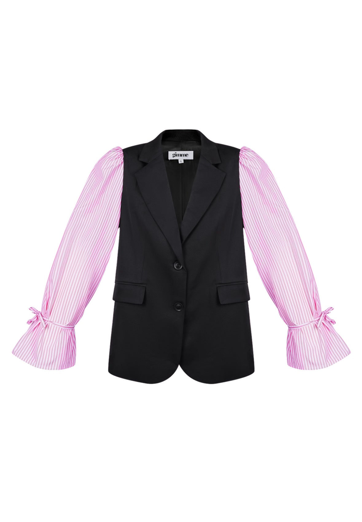Blazer met streep blousemouwen