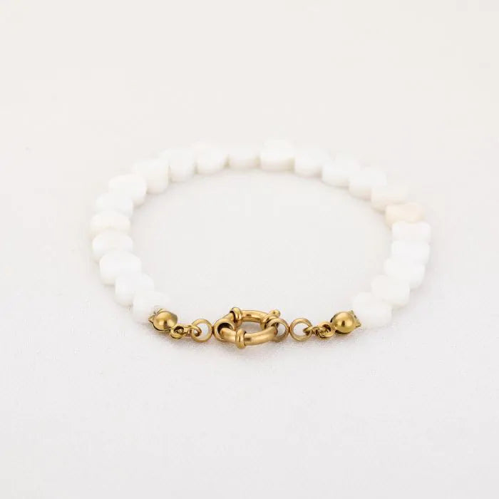 Zomer hartjes armband