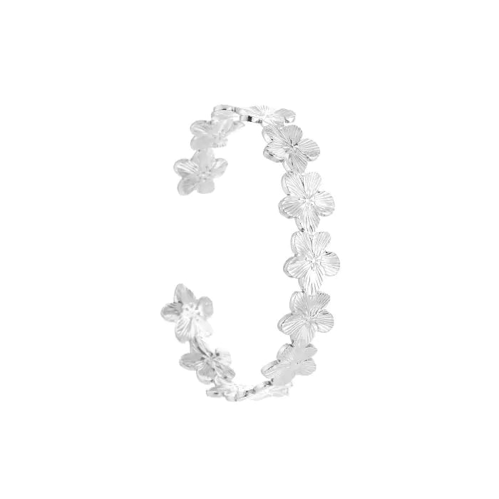 Bloemetjes bangle armband
