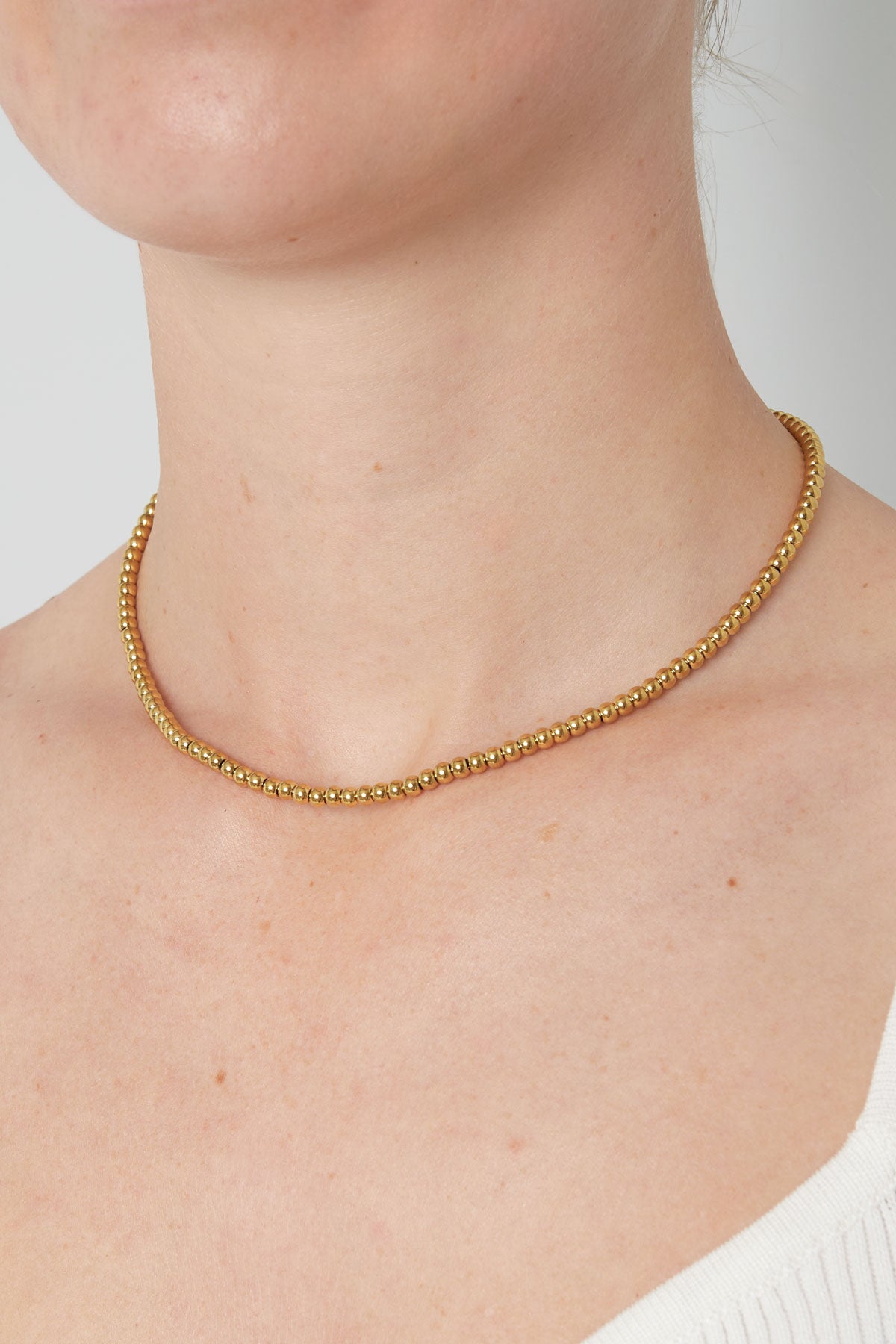 Klassieke kralenketting -5mm