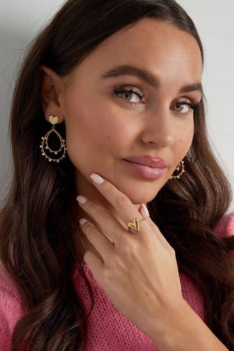 aesthetic hartjes ring