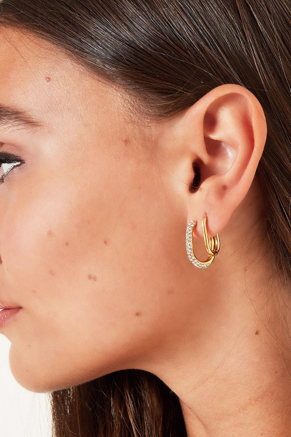 Ovale hoepels Stainless Steel