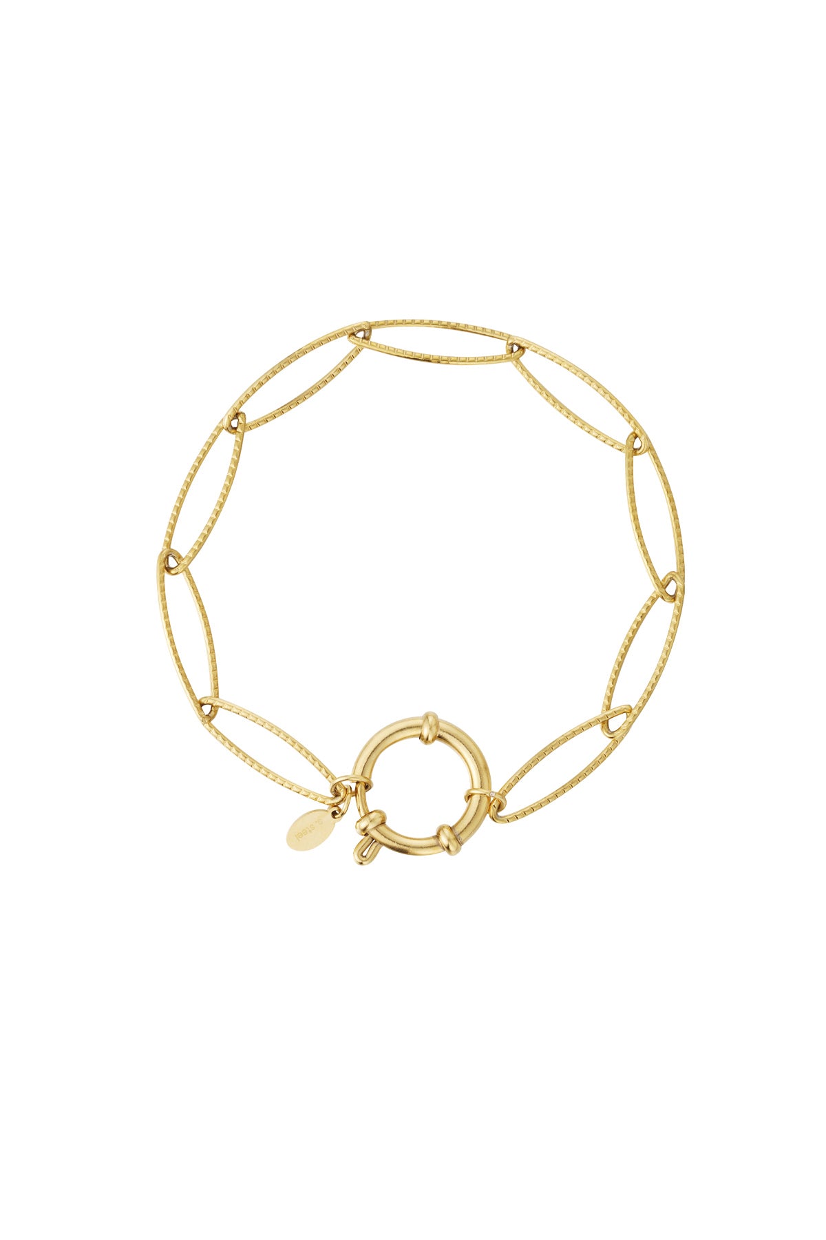 Roestvrijstalen kettingarmbanden Ketting DIY Dagelijkse eenvoudige serie Damessieraden