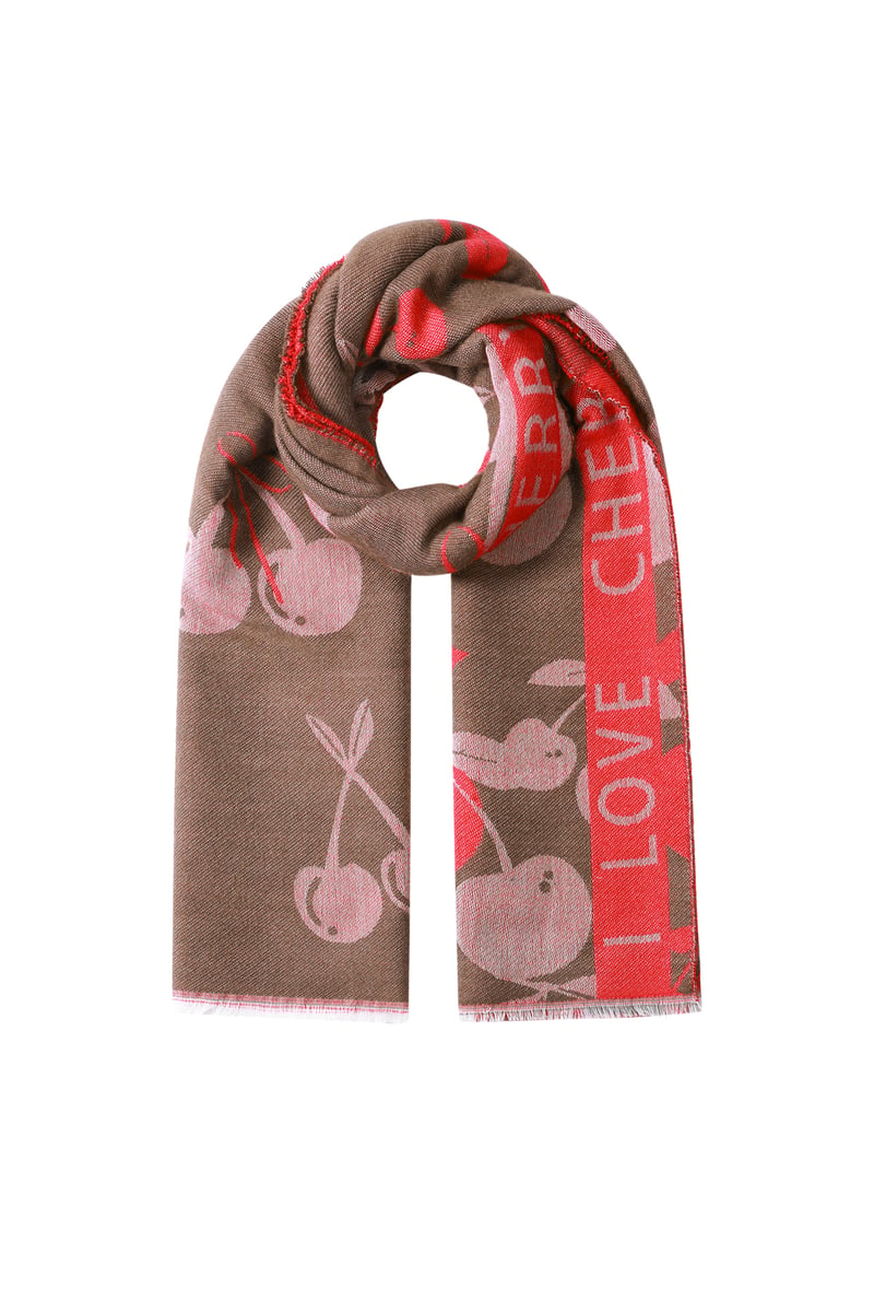 Wintersjaals kersen Casual Acryl Dagelijkse Accessoires