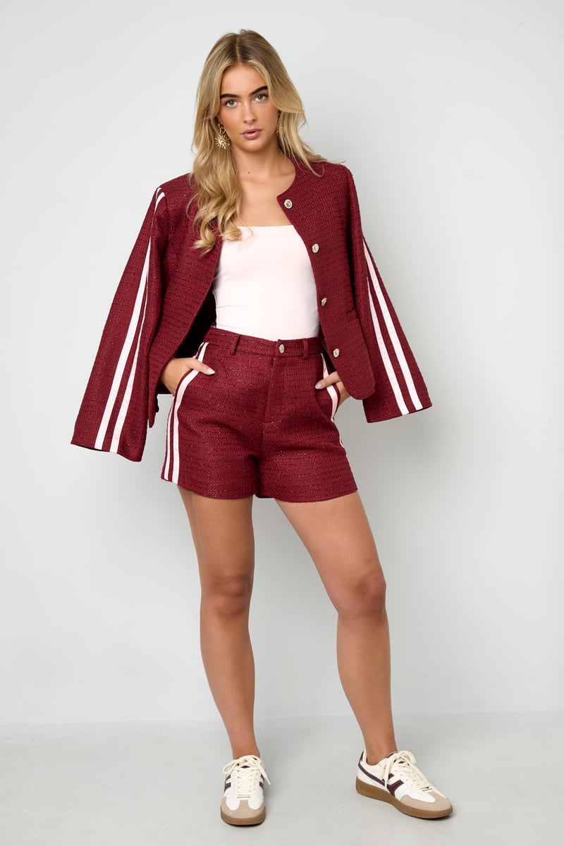 Lurex Tweed kort