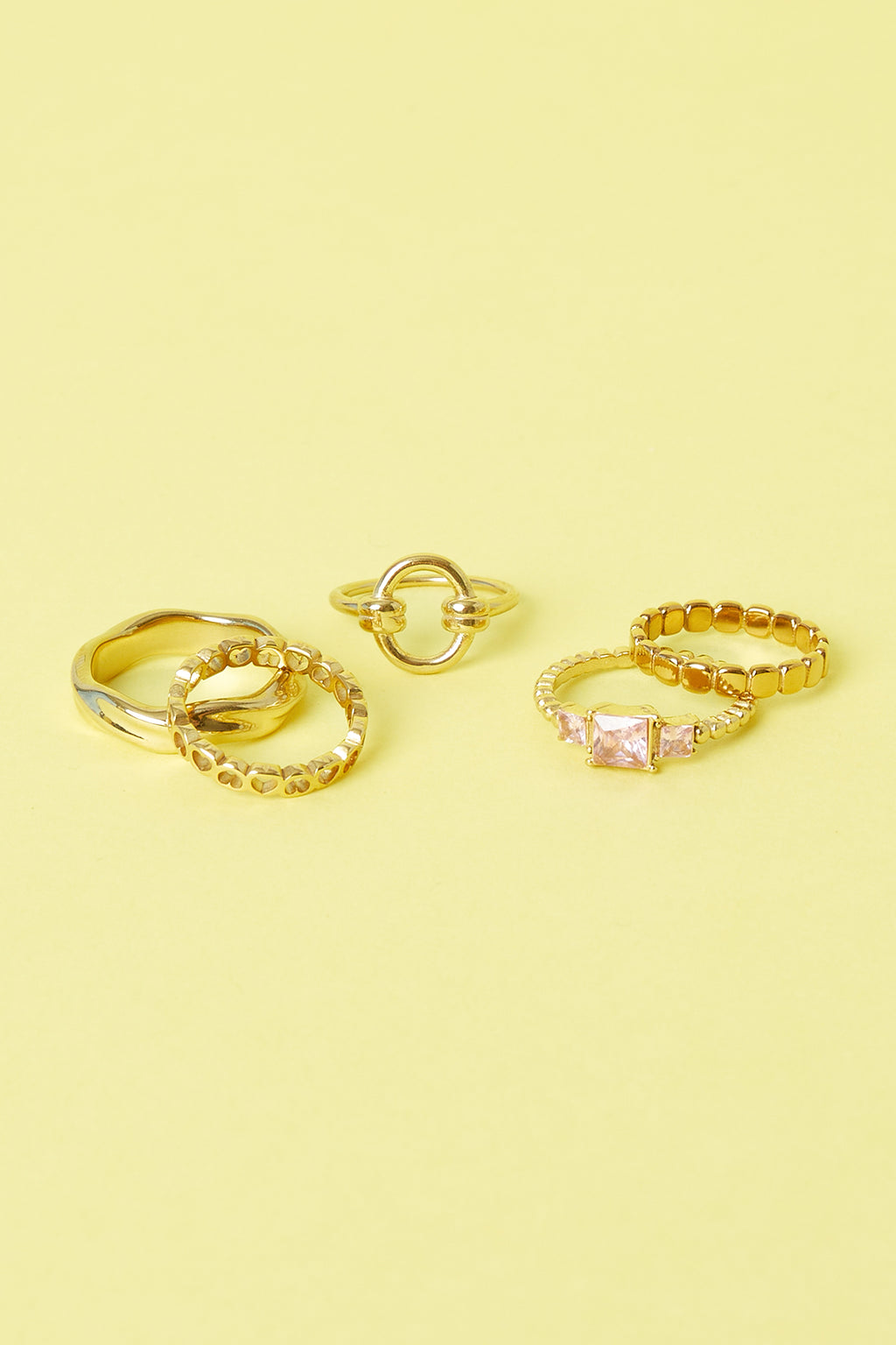 Minimalistische ringen van roestvrij staal, cirkelvormig, eenvoudig, dagelijks gebruik, eenvoudige serie, dames sieraden