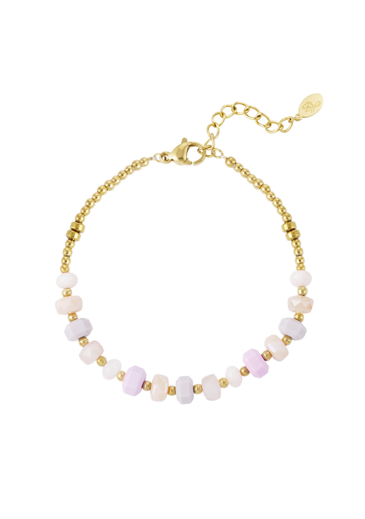 Armband verschillende kleuren roze