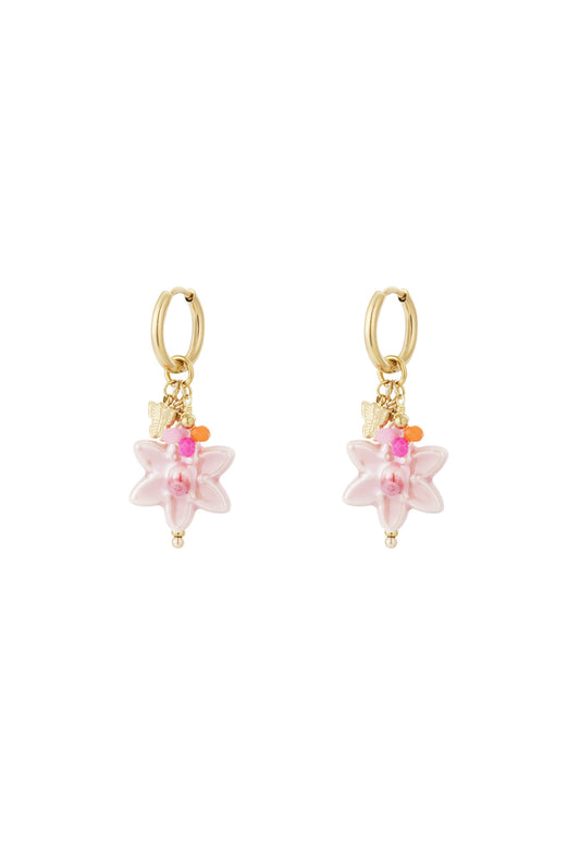 Oorbellen magic flower