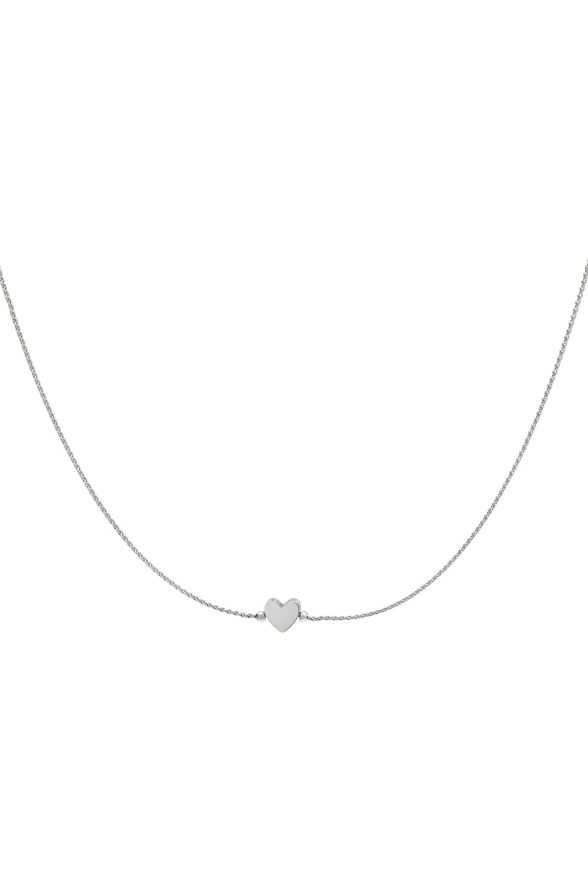 Ketting hart Goud kleur Stainless Steel
