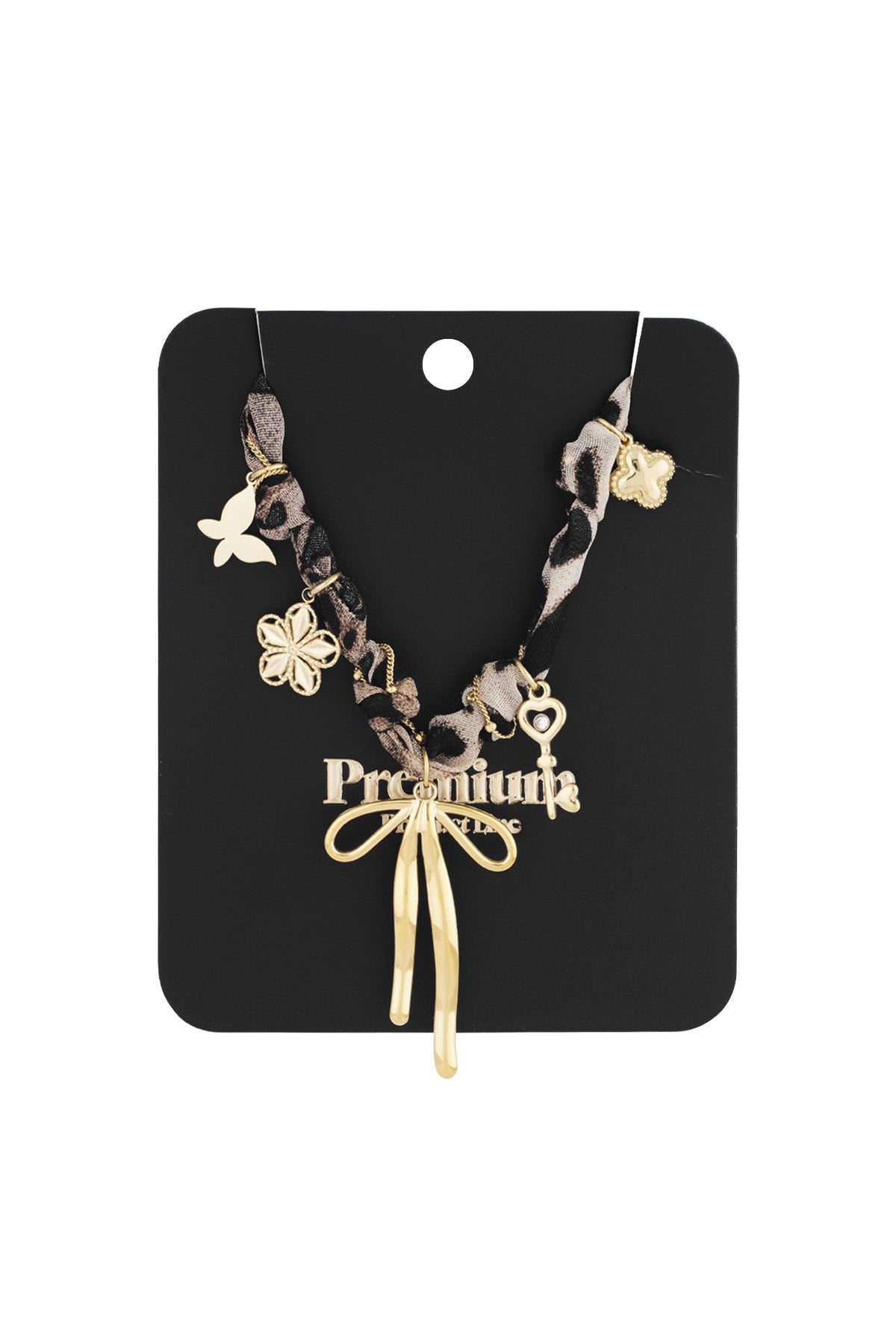 leopard trendy ketting