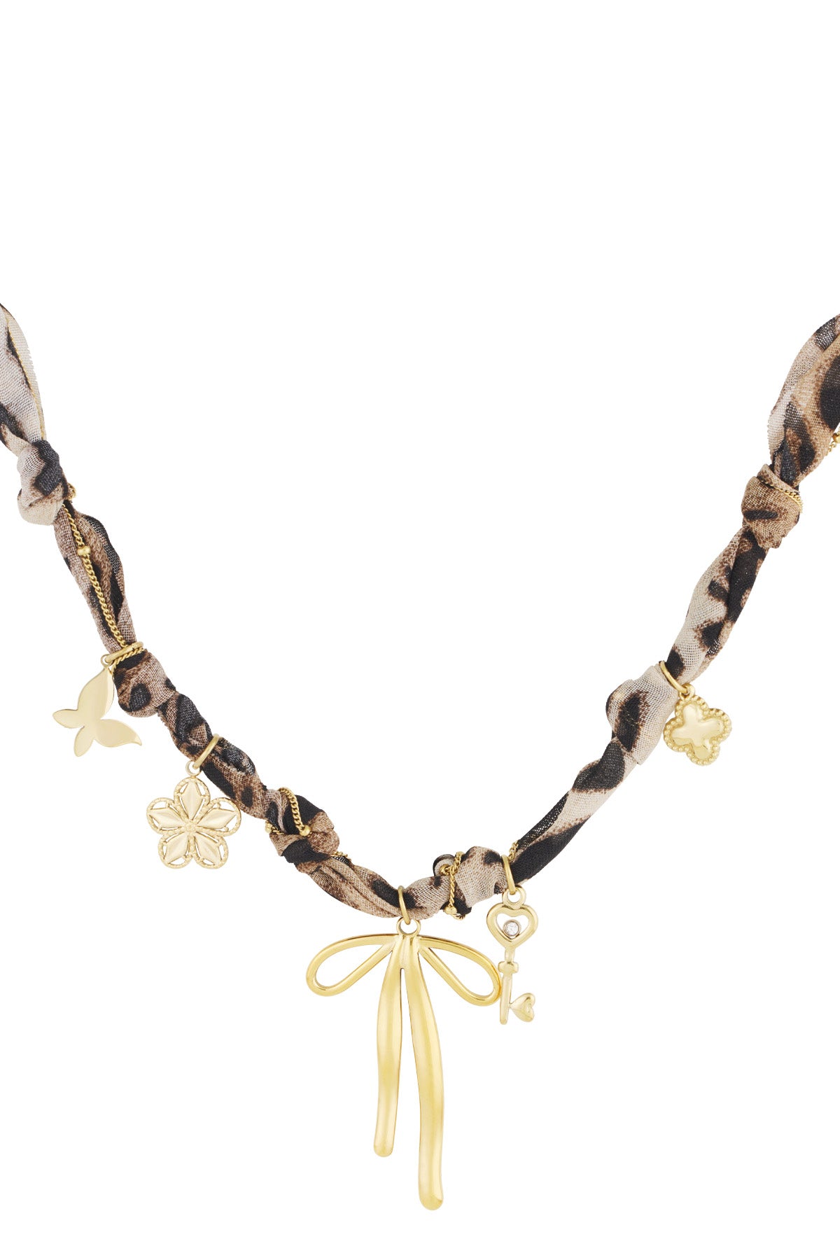 leopard trendy ketting
