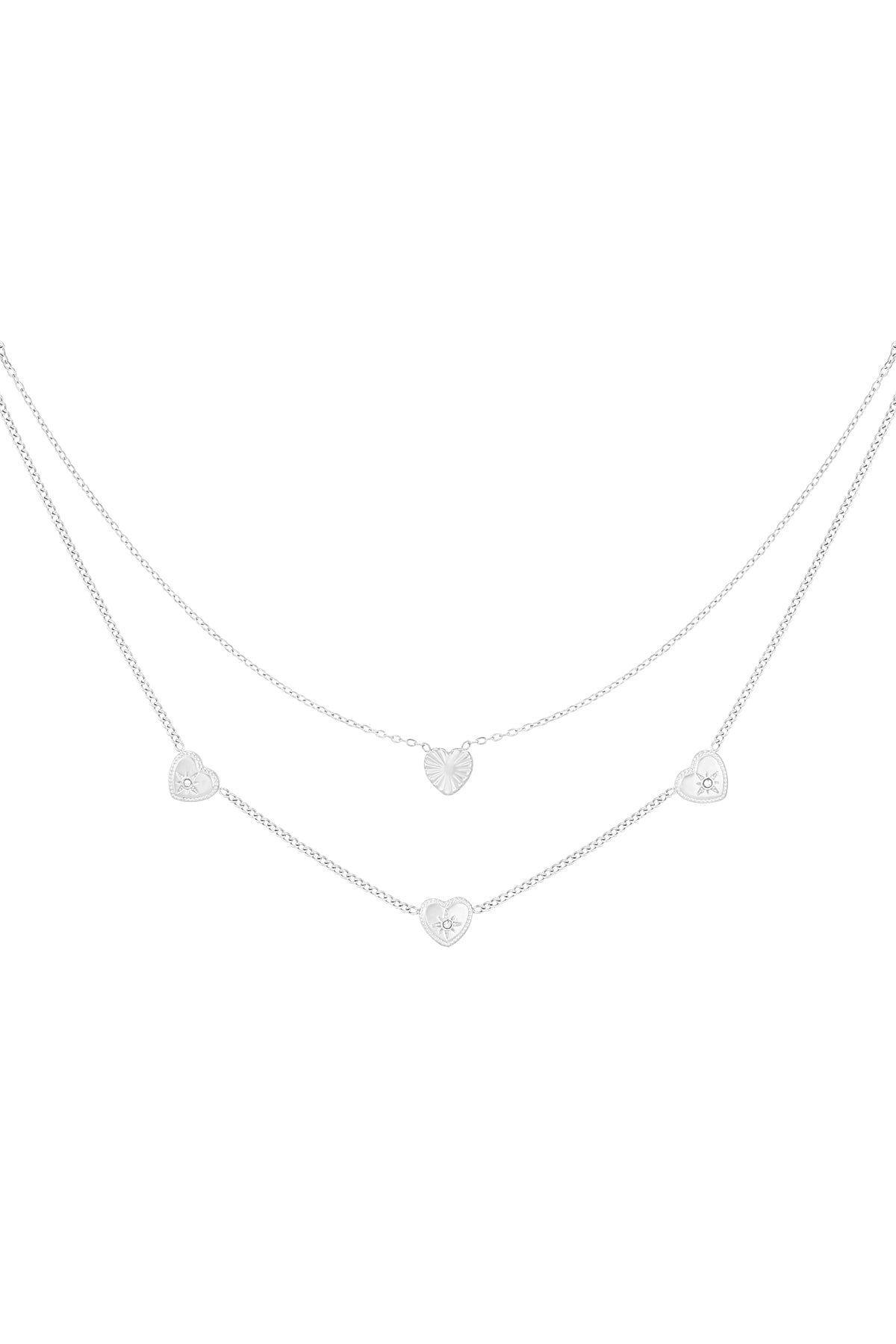 All the love ketting - zilverkleur