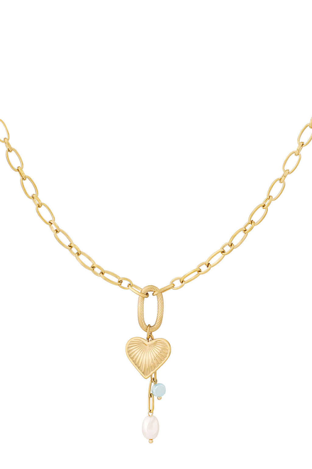 heart glow ketting