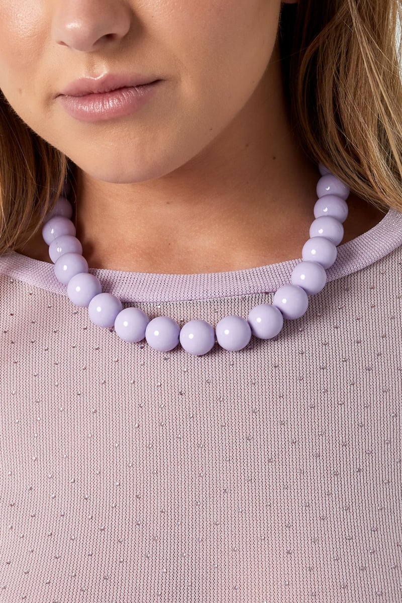 Grote gekleurde ketting-15mm