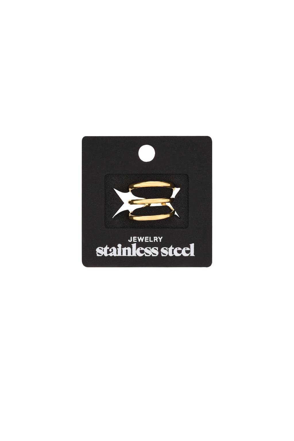 Vintage drielaagse ring