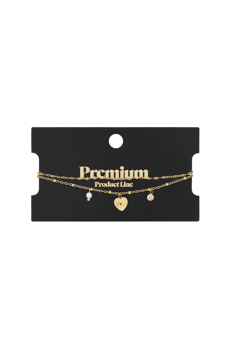 Love Love Love Armband - Zilverkleur