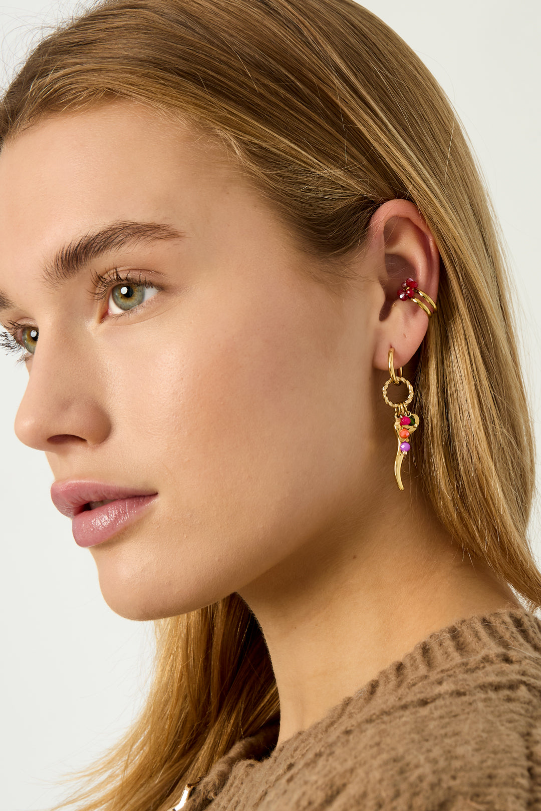 Oorbellen met druppelvorm, Chili, Casual, Dagelijks, Eenvoudig, Serie, Damessieraden