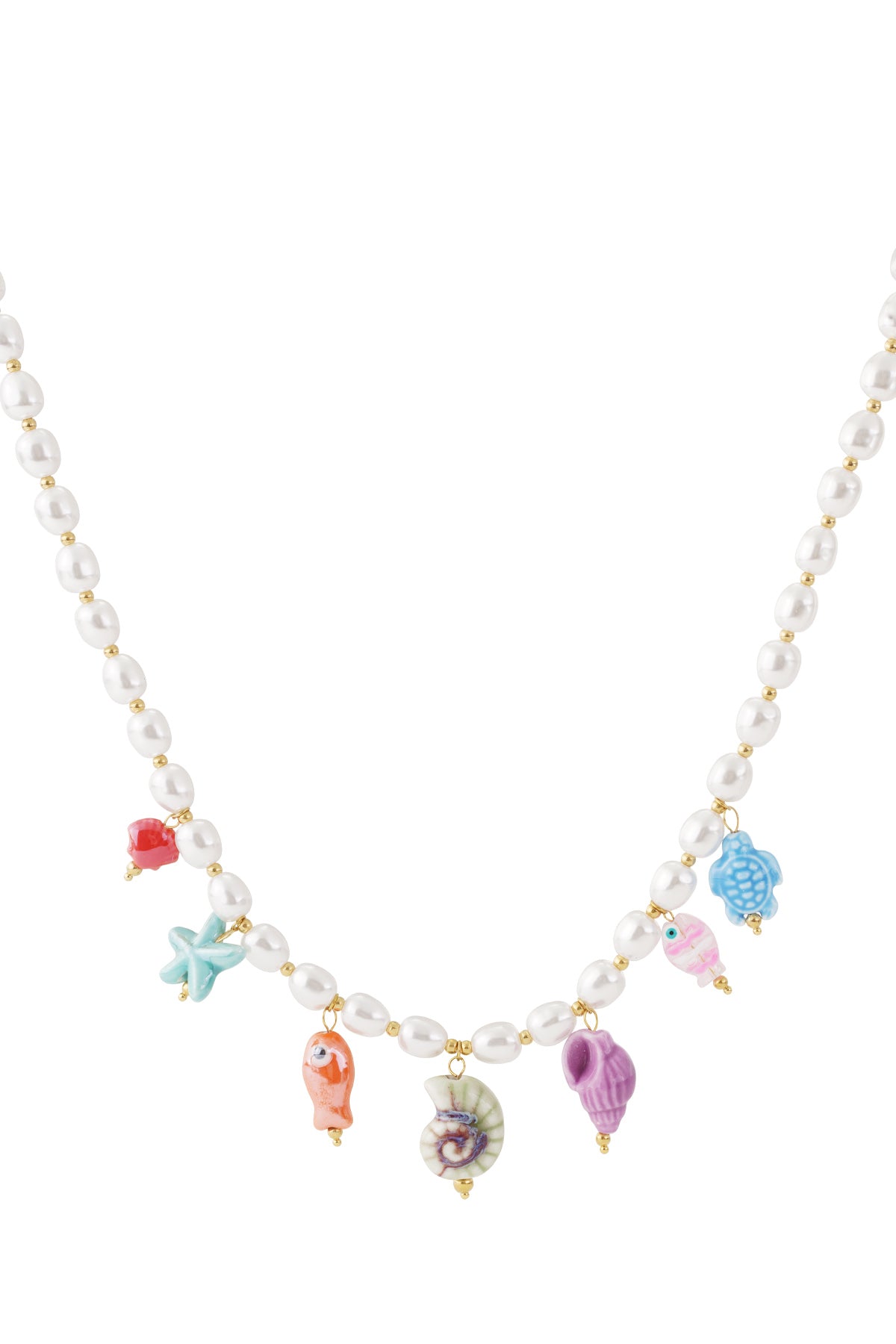 Imitatieparel kralen kettingen schildpad vakantie vakantie/strand