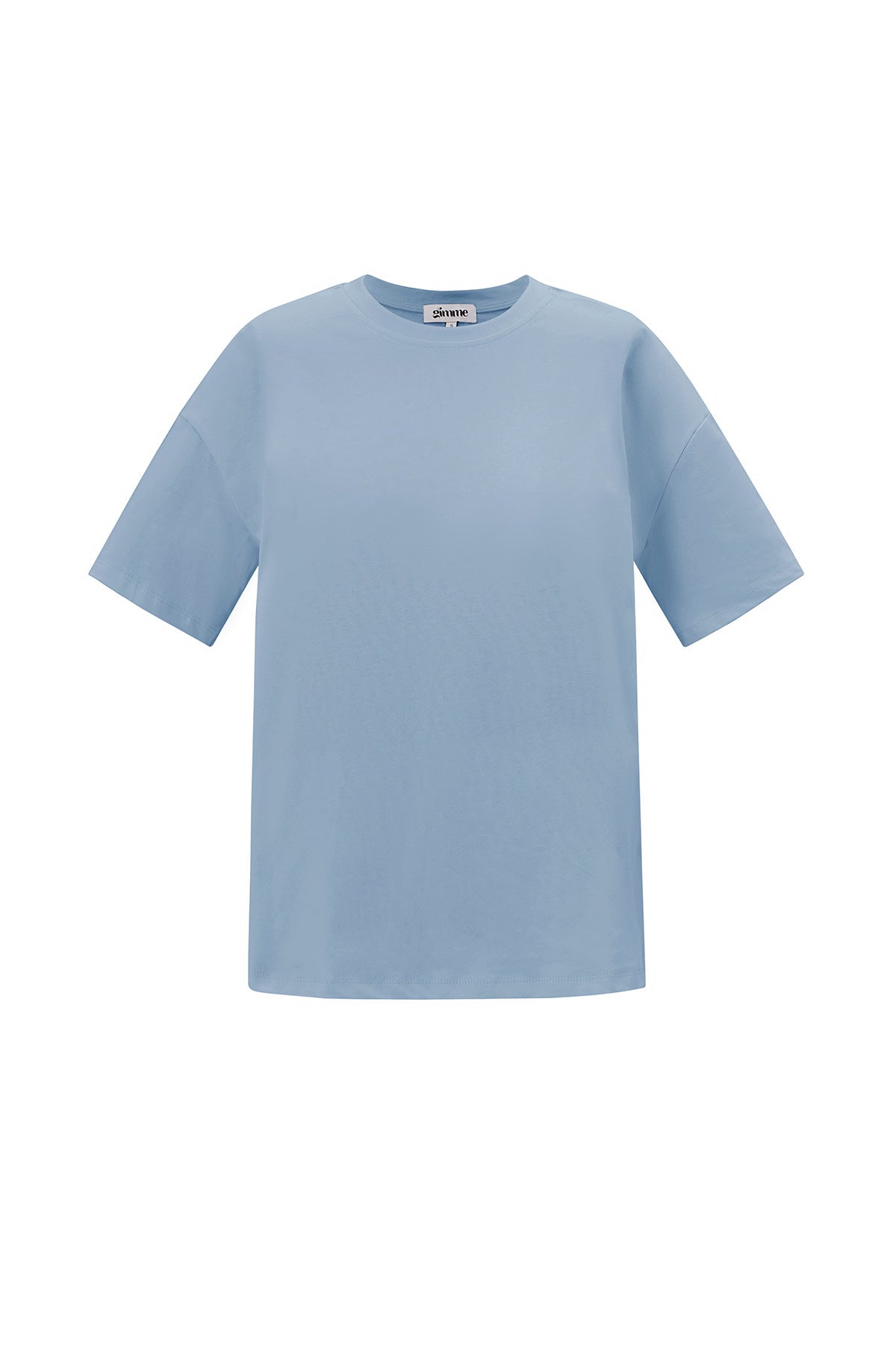 Katoen Gebreide Vrouwen T-shirt Casual Solide Kleur