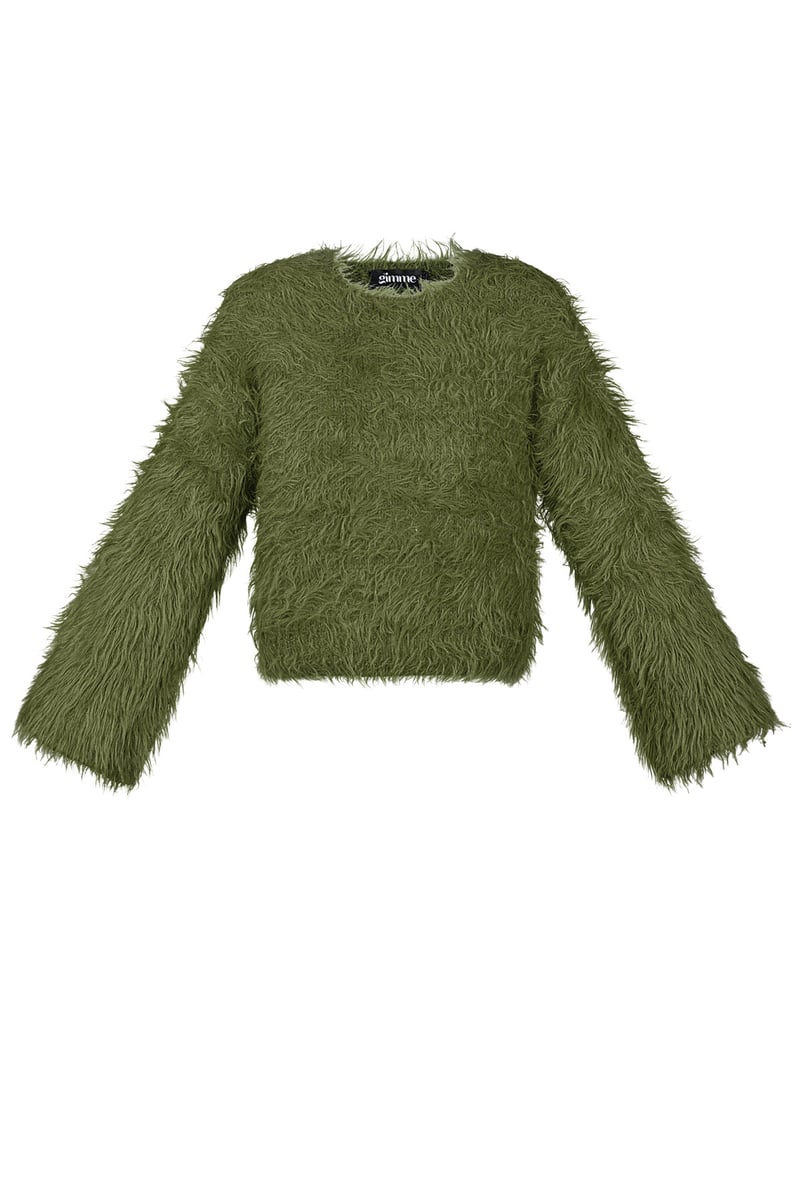 Fluffy finesse top - Burgundy