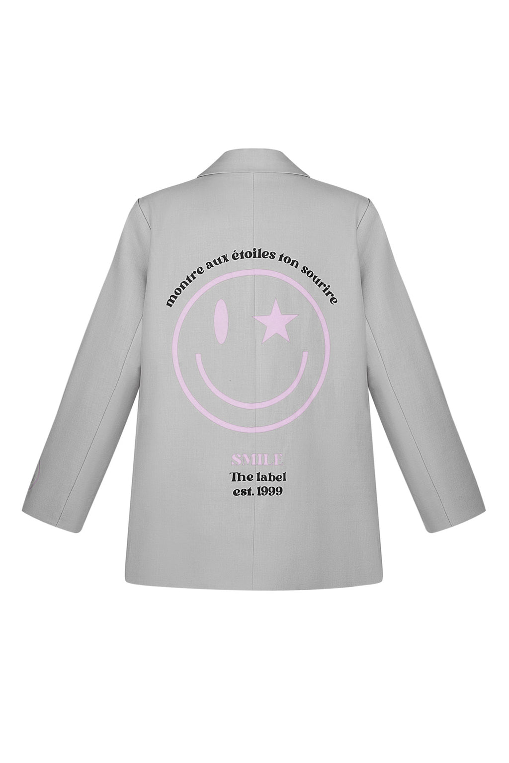 Polyester Vrouwen Blazerset Oversized Fit met Geborduurd Logo