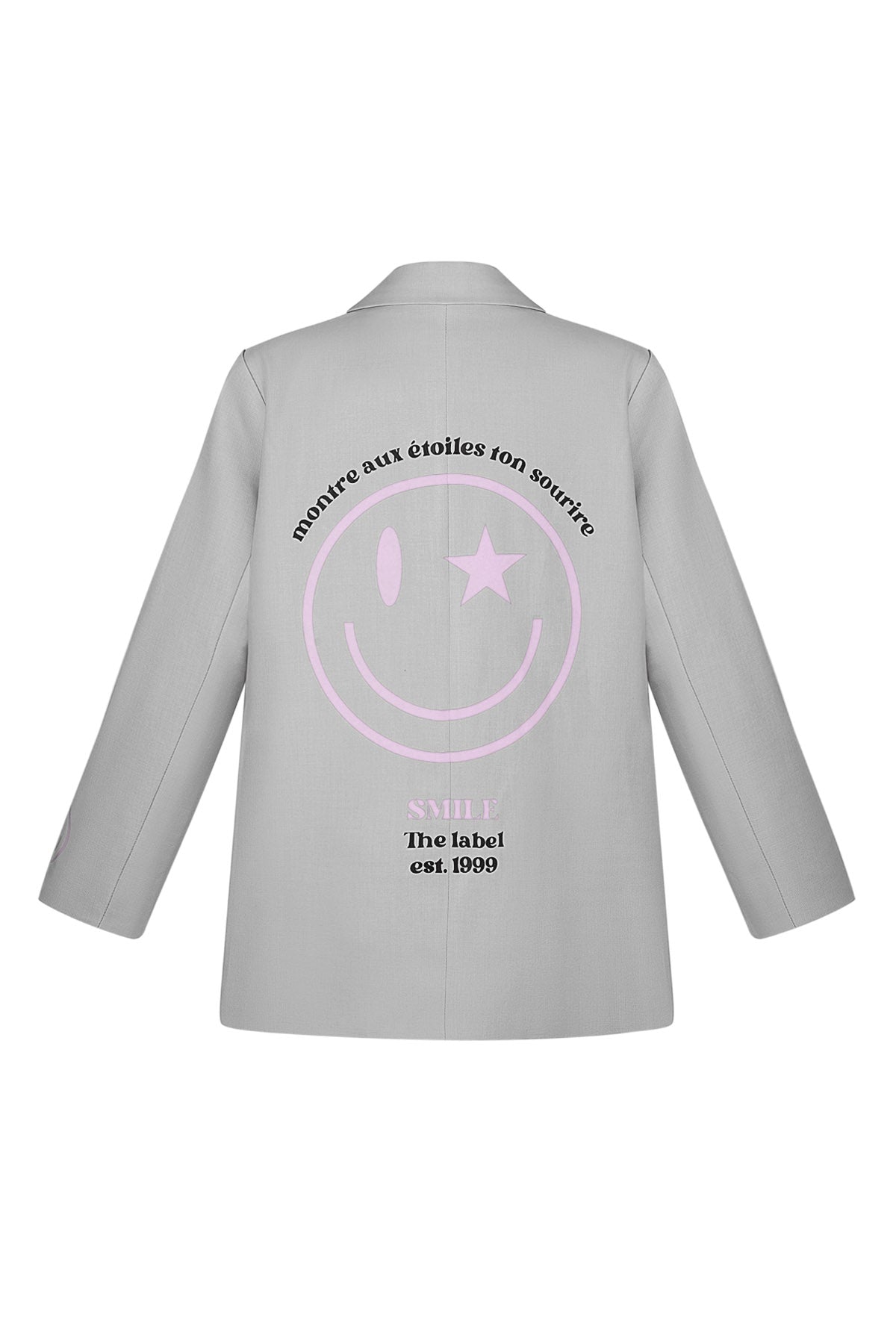 Polyester Vrouwen Blazerset Oversized Fit met Geborduurd Logo