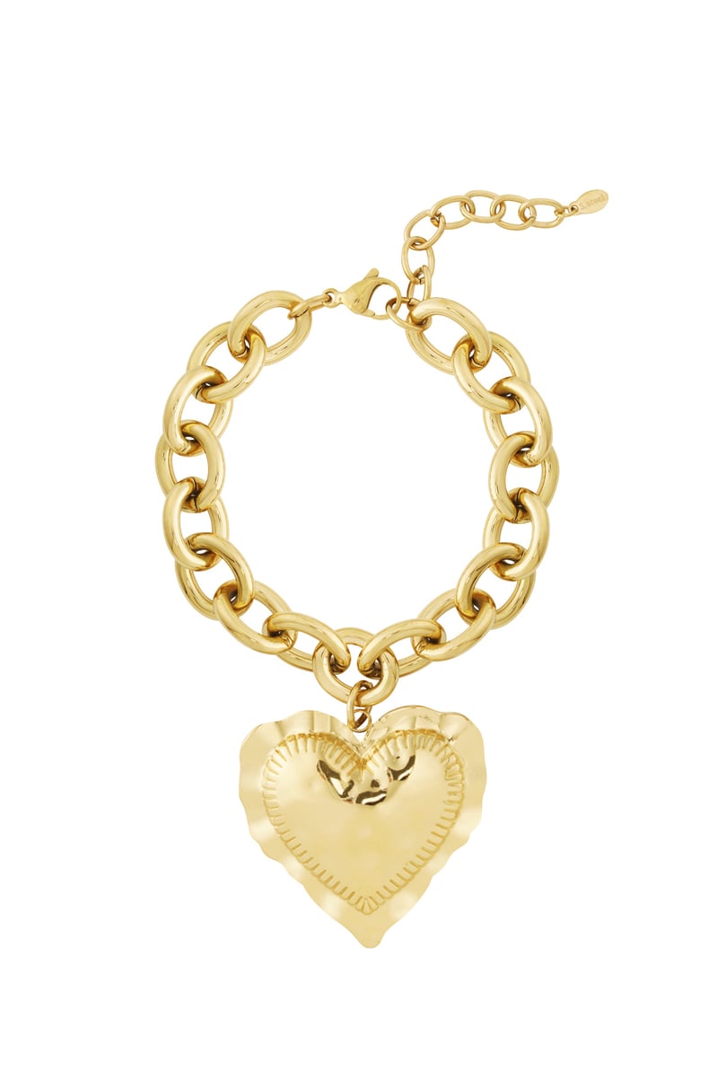 Armband met een opvallend hart