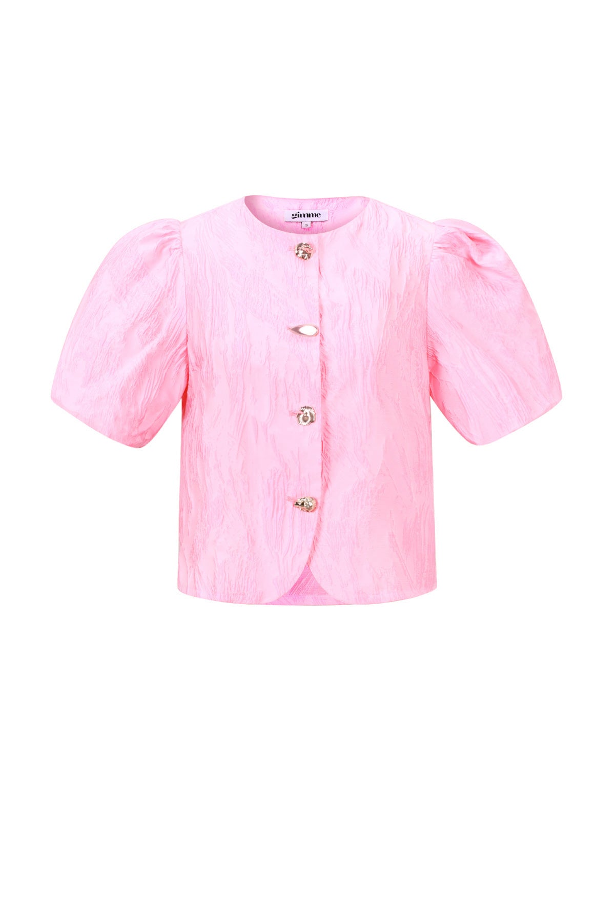 Geweven Polyestervezel Vrouwen Korte Mouwen Tops Elegant Solide Kleur Lente/Zomer