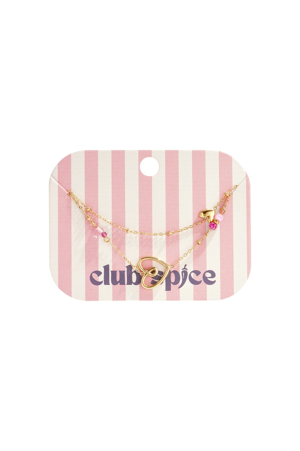 Roestvrijstalen bedelarmbanden met hartjes, casual, dagelijks en eenvoudig, dames sieraden