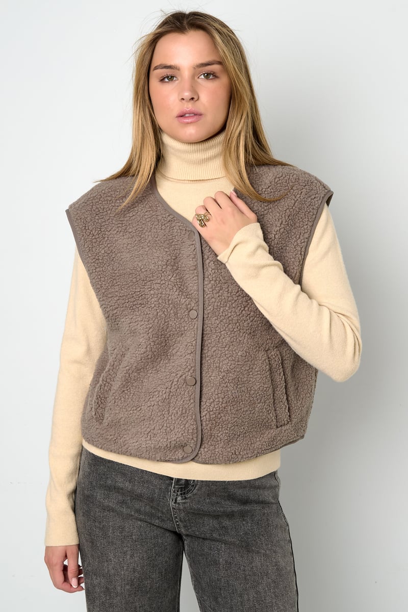 Fluffy Teddy vest