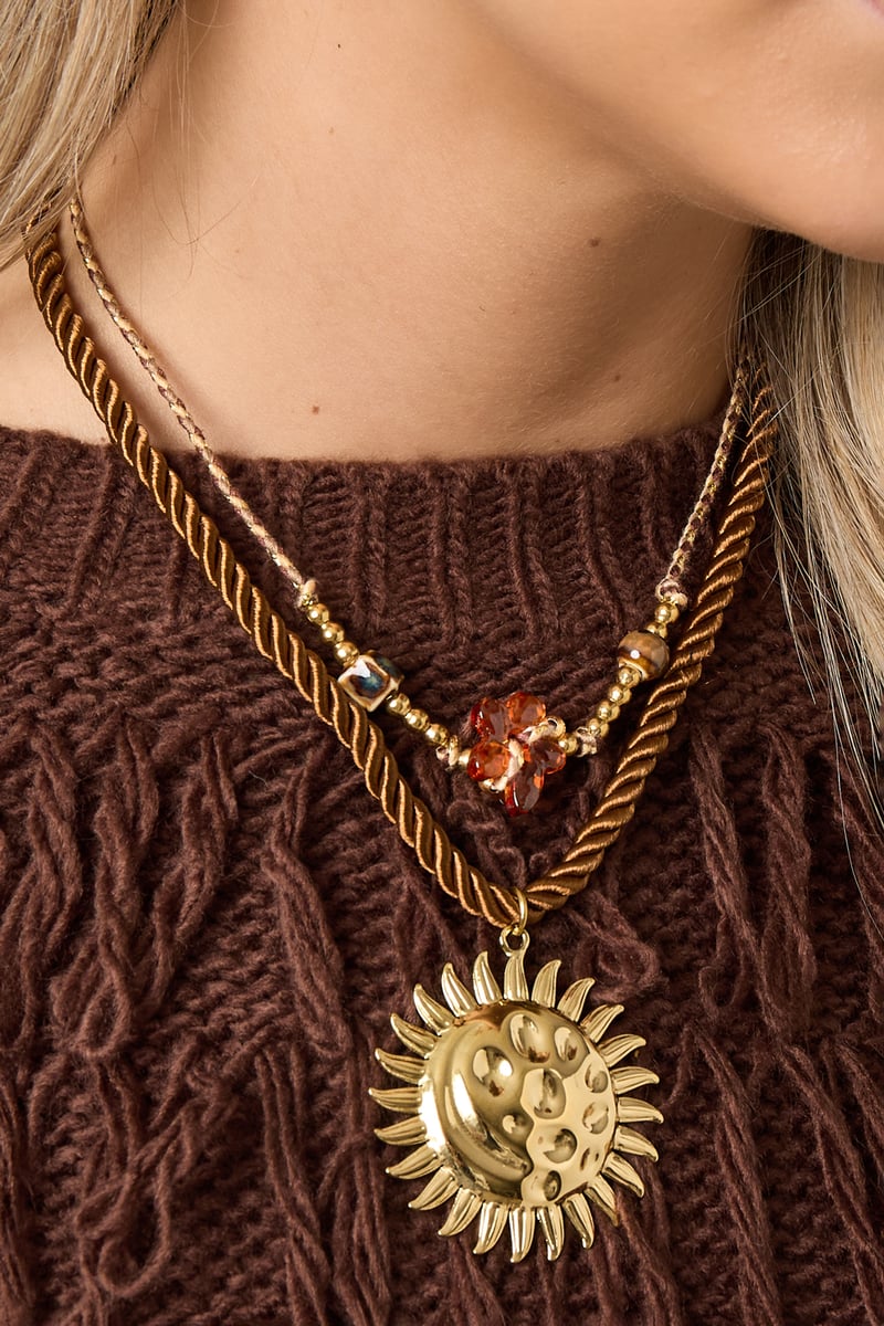 Polyester hanger kettingen zon Casual Dagelijks Eenvoudig Serie Dames sieraden