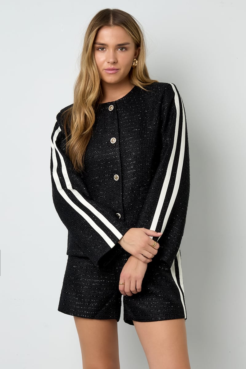 Lurex Tweed kort