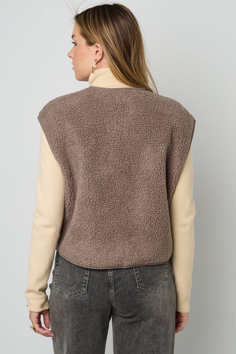 Fluffy Teddy vest
