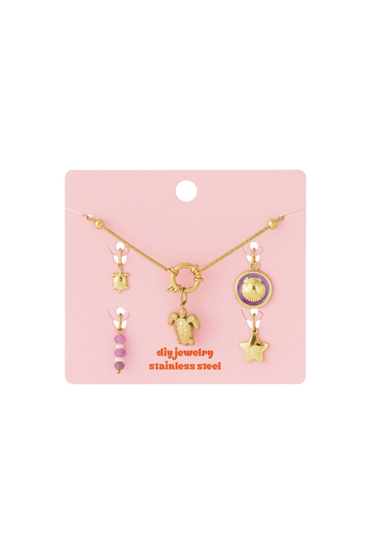DIY schildpad ketting