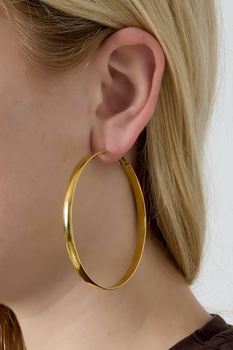 Basic Hoop earrings think L