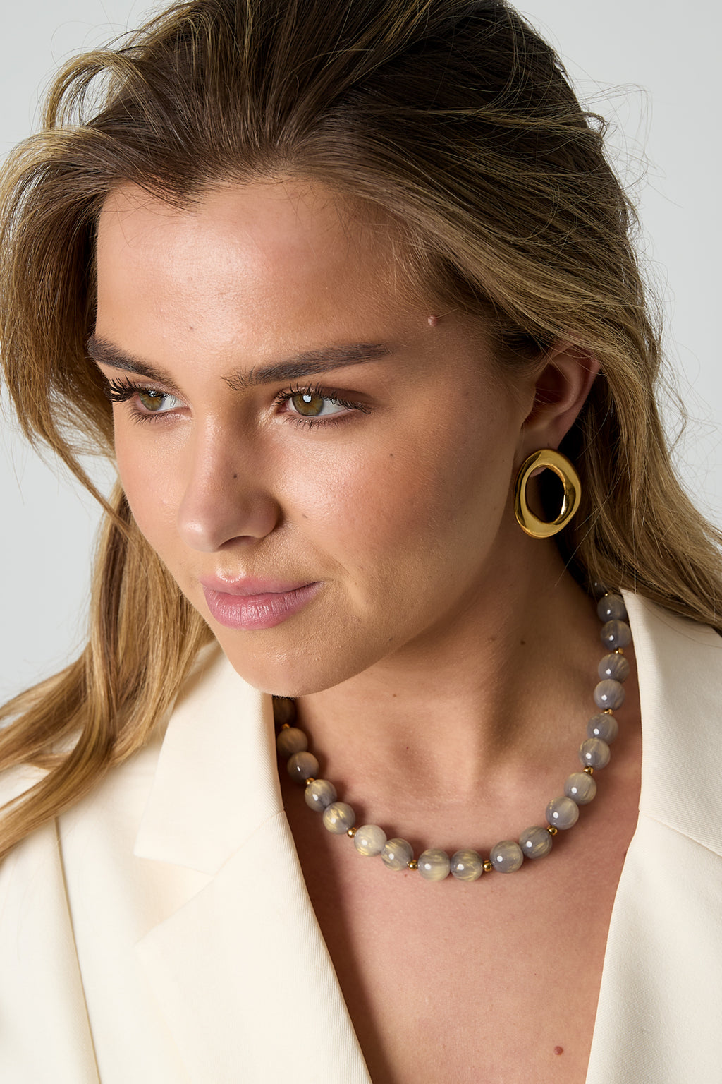 Kralenkettingen casual eenvoudige serie voor dagelijks gebruik damessieraden - 12 mm