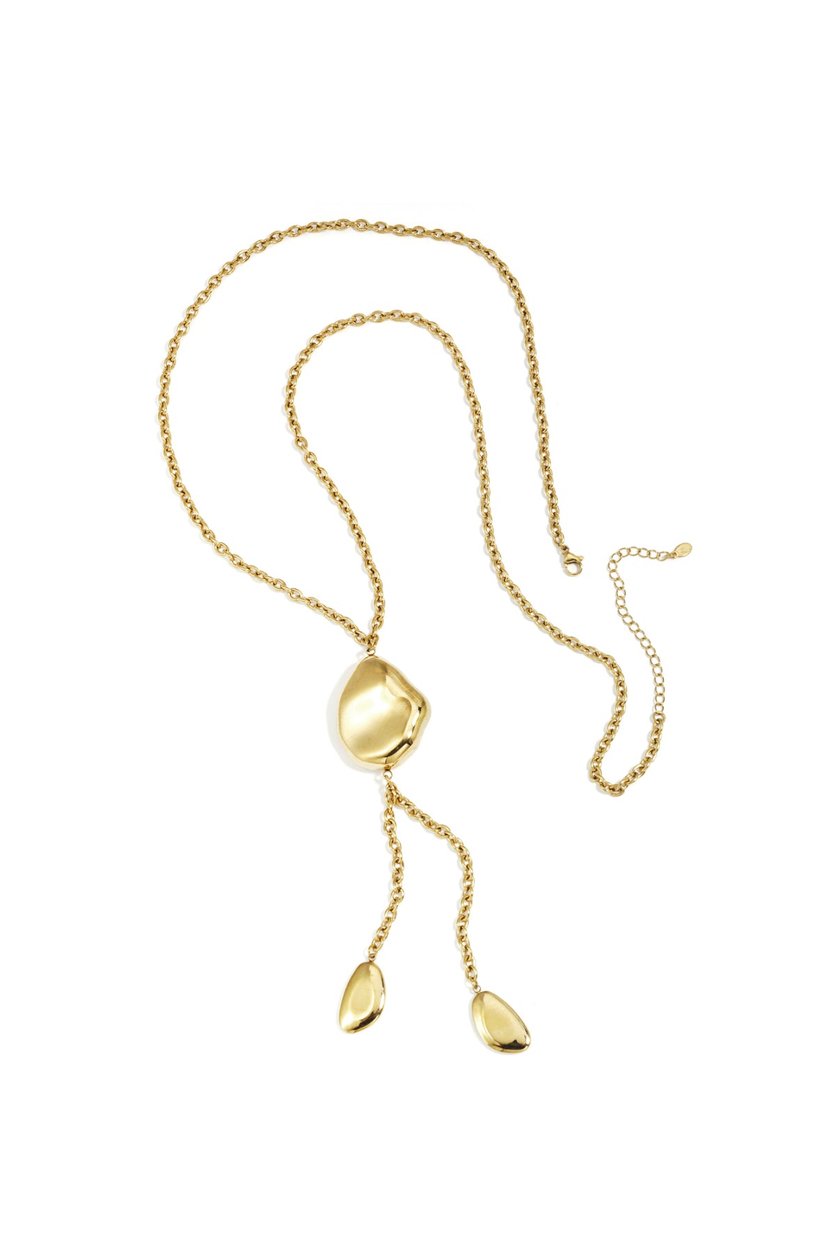 Roestvrijstalen hangerkettingen met onregelmatige vorm, Simple Daily Simple Series, damessieraden