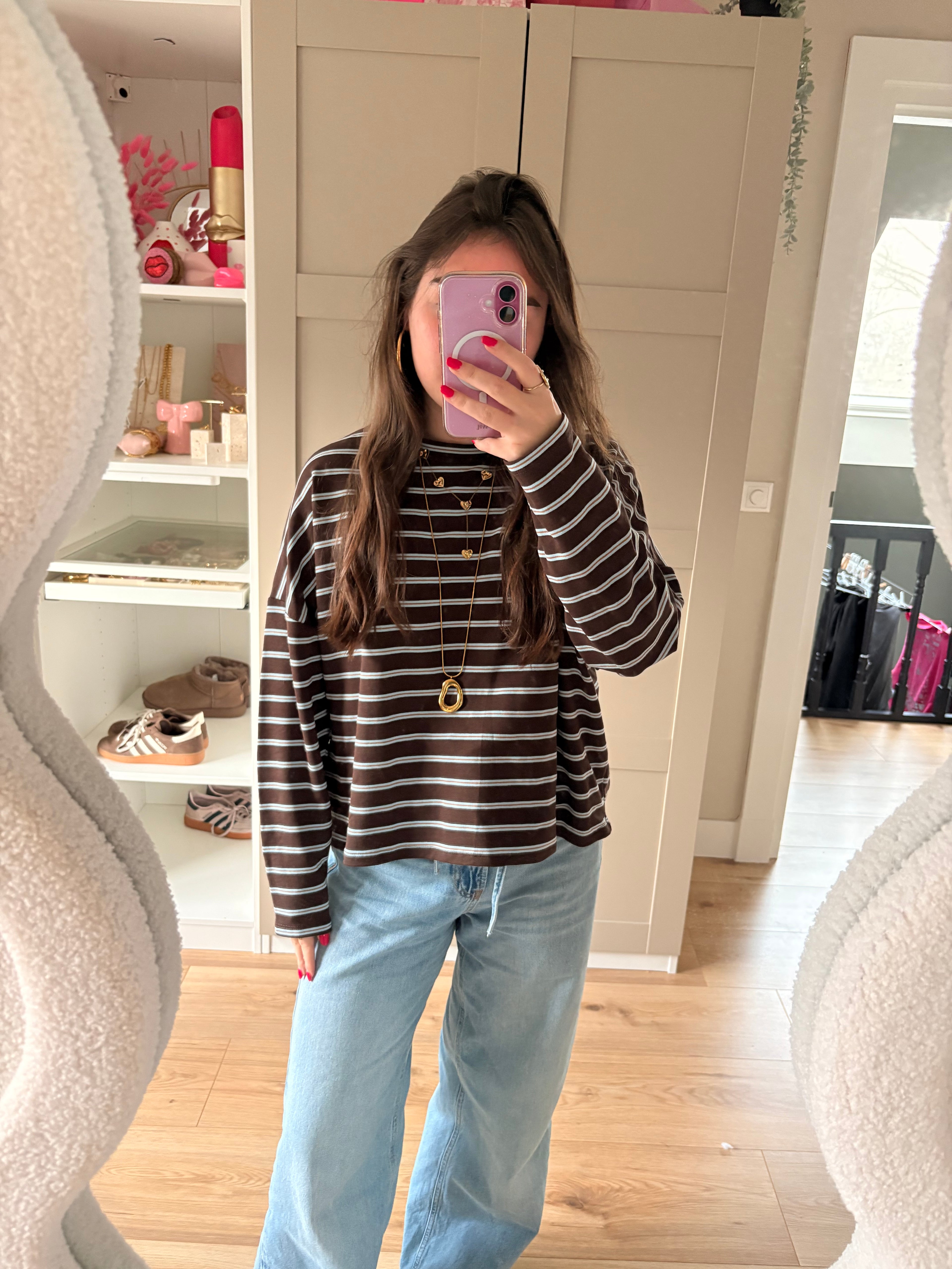 Isa Striped Tee Bruin