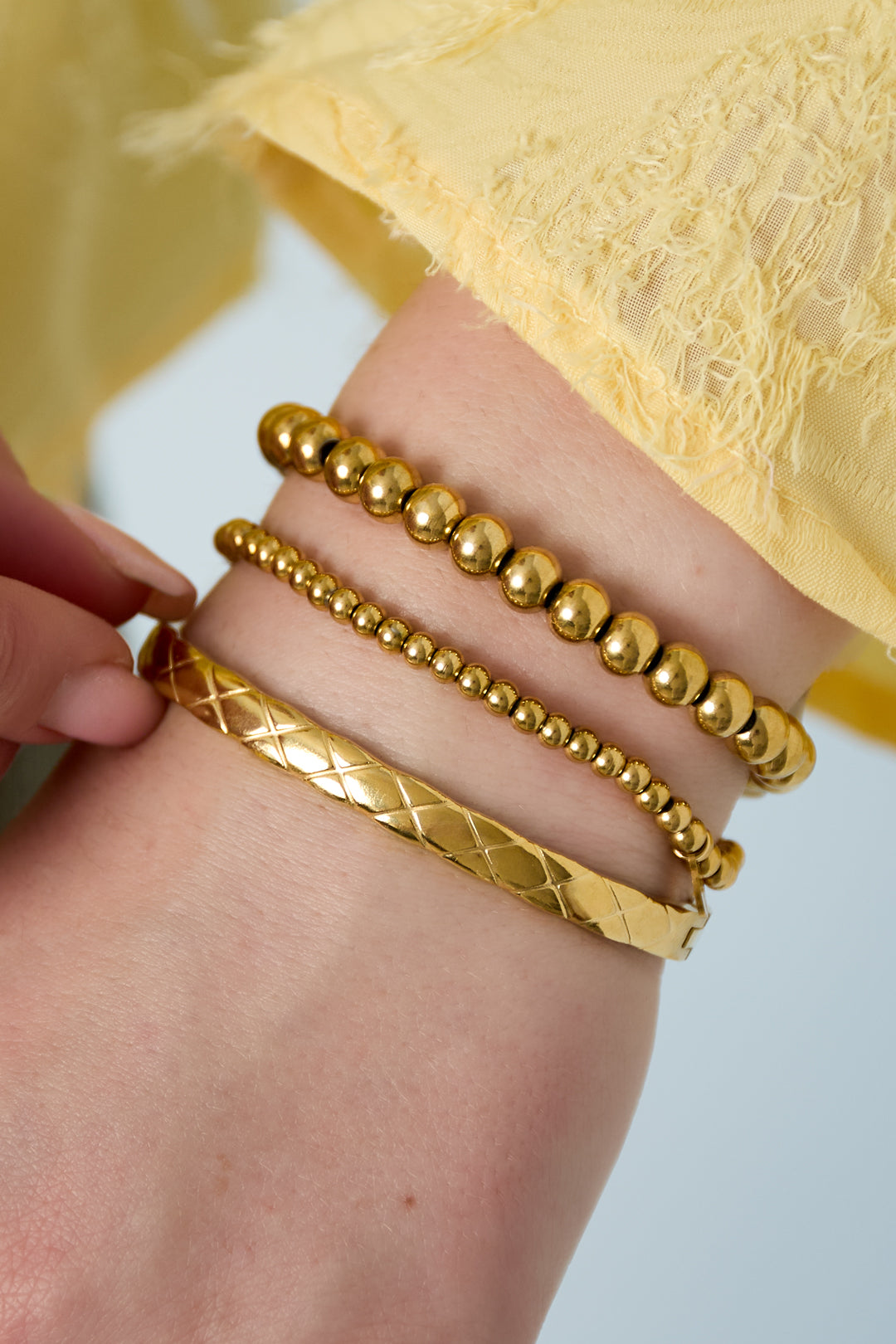 Diamantvormige armband