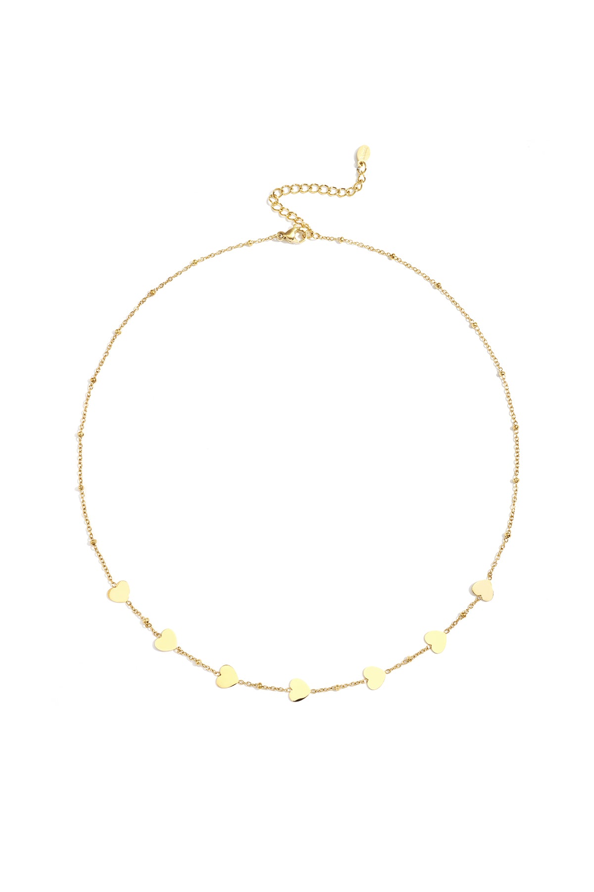 Roestvrijstalen kettingen met hart, casual, dagelijks, eenvoudig, serie, damessieraden