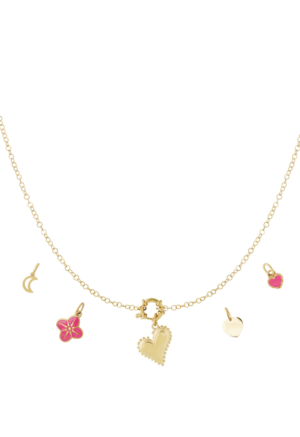 Chunky hart DIY ketting