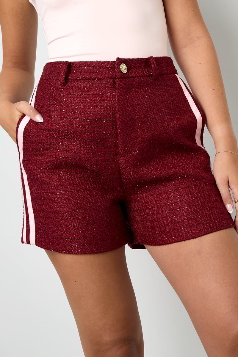 Lurex Tweed kort