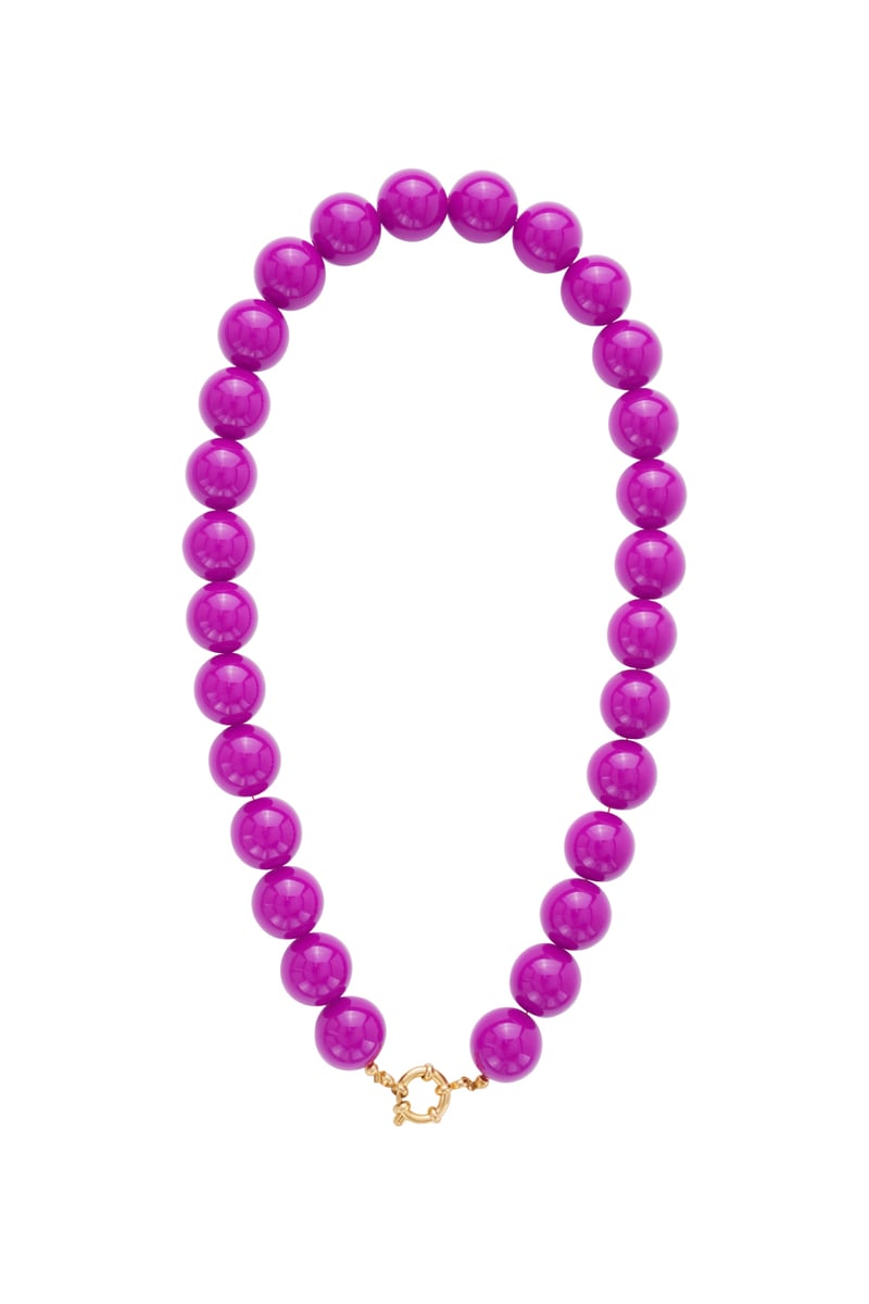 Resin Beaded Necklaces Beads Casual Daily Simple Series Women's jewelry-15mm