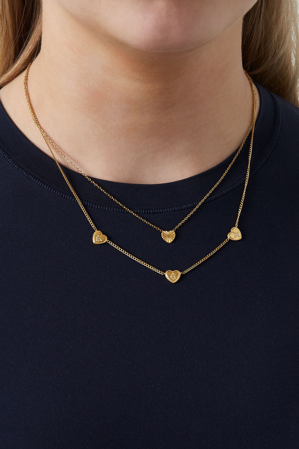 All the love ketting - zilverkleur
