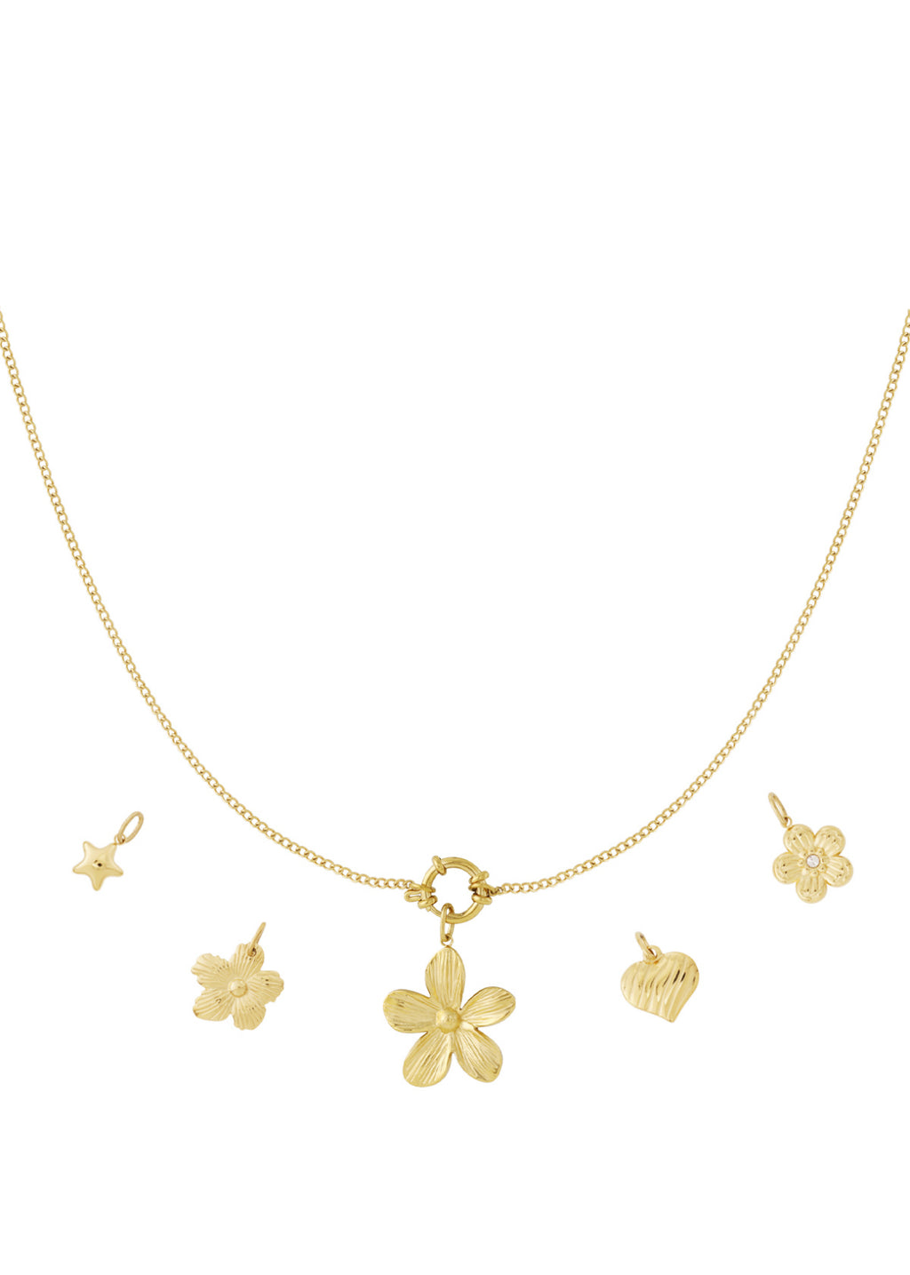 DIY bloemenketting