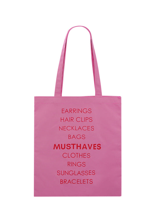 Canvas shopper musthaves