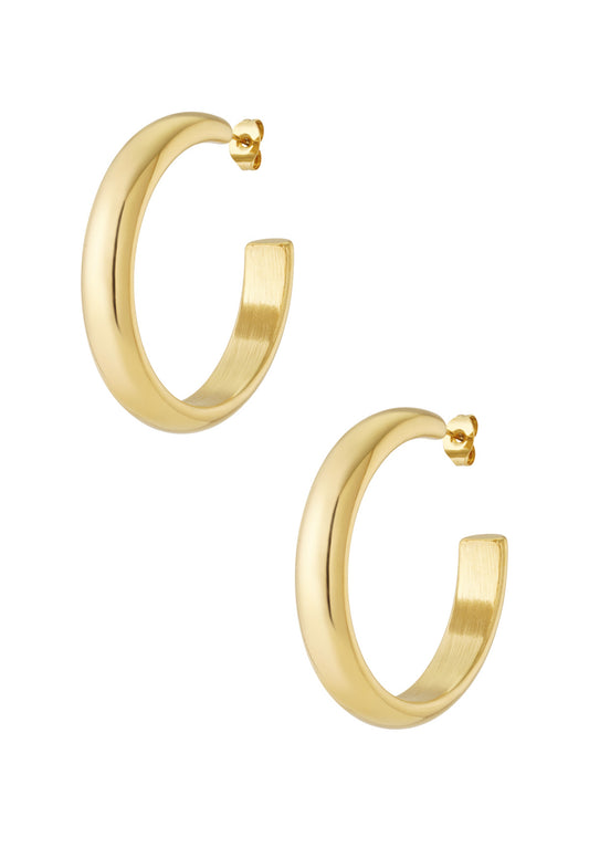 Hoops oorbellen
