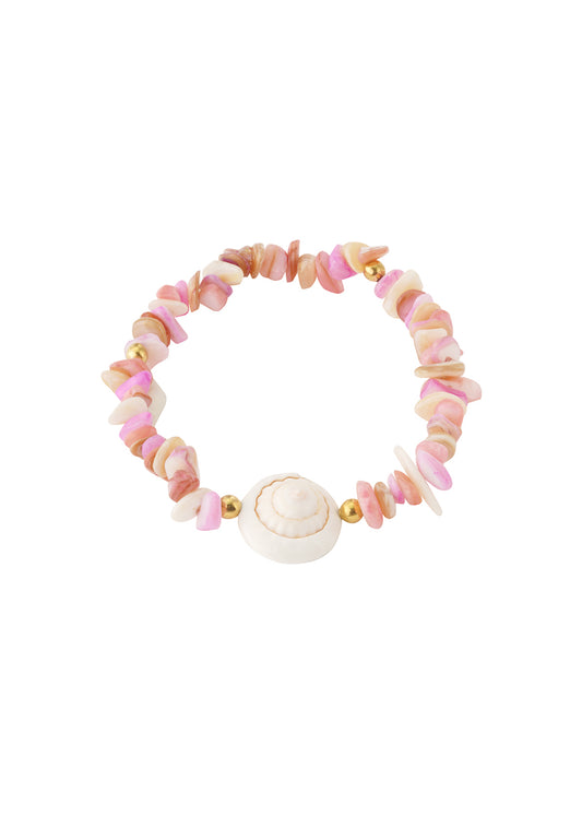 Armband met zonsondergangschelpen