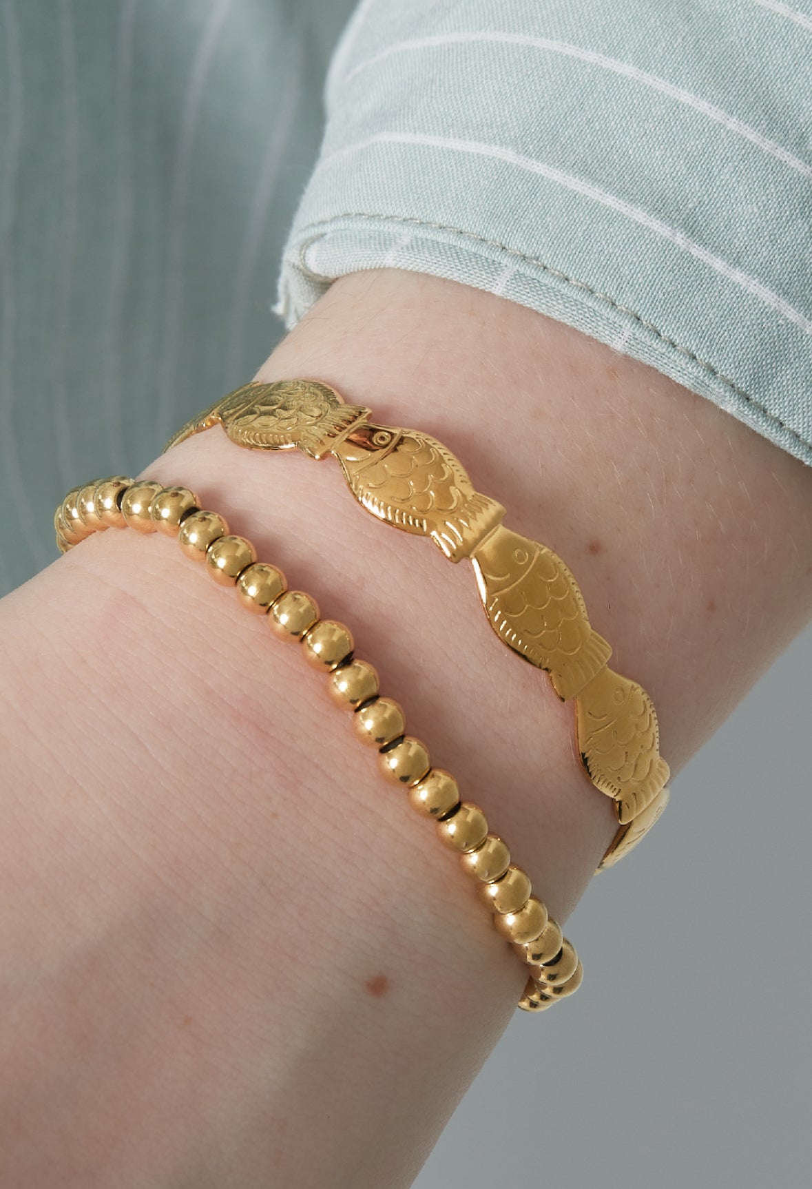 Massieve kralenarmband- 5mm