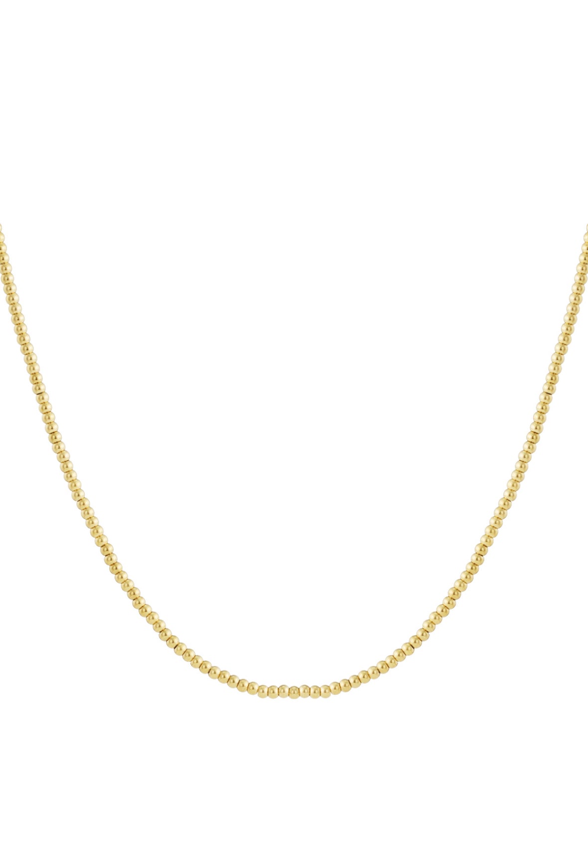 Ketting van massieve kralen - 4mm